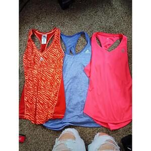 Like Nwq 3 Adidas Womans Medium Tank Top Bundle